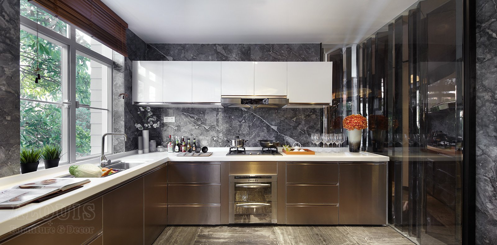 Tủ bếp đẹp GIA TRƯỜNG AN chuyên thi công tủ bếp đẹp