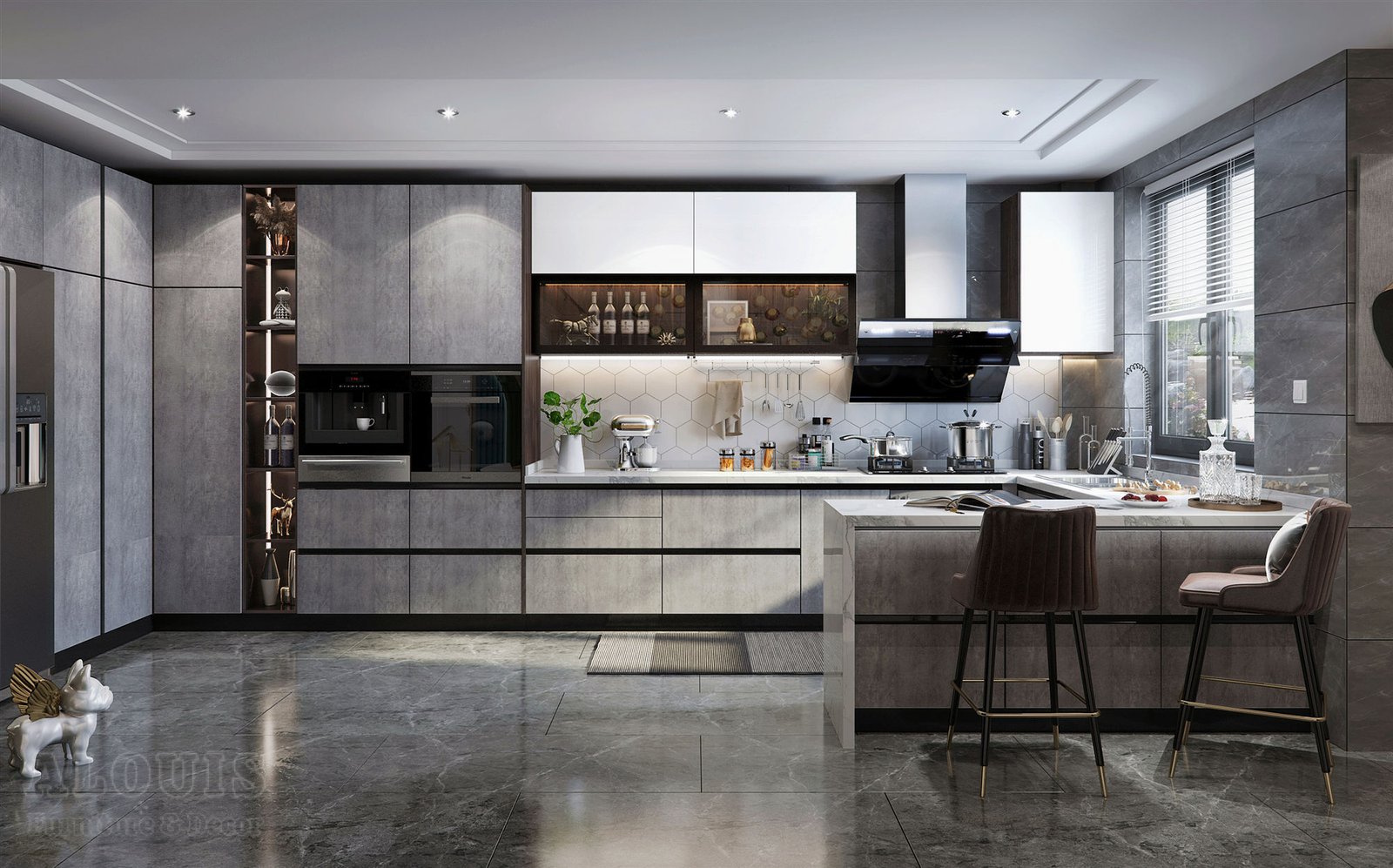 Tủ bếp đẹp GIA TRƯỜNG AN chuyên thi công tủ bếp đẹp