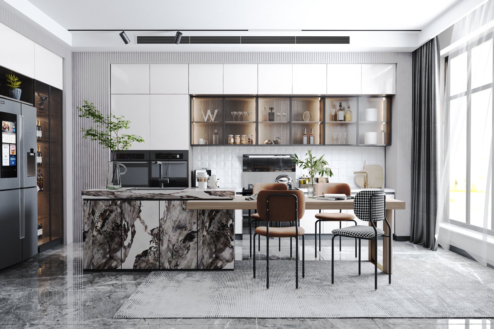 Tủ bếp đẹp GIA TRƯỜNG AN chuyên thi công tủ bếp đẹp