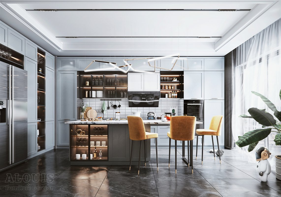 Tủ bếp đẹp GIA TRƯỜNG AN chuyên thi công tủ bếp đẹp