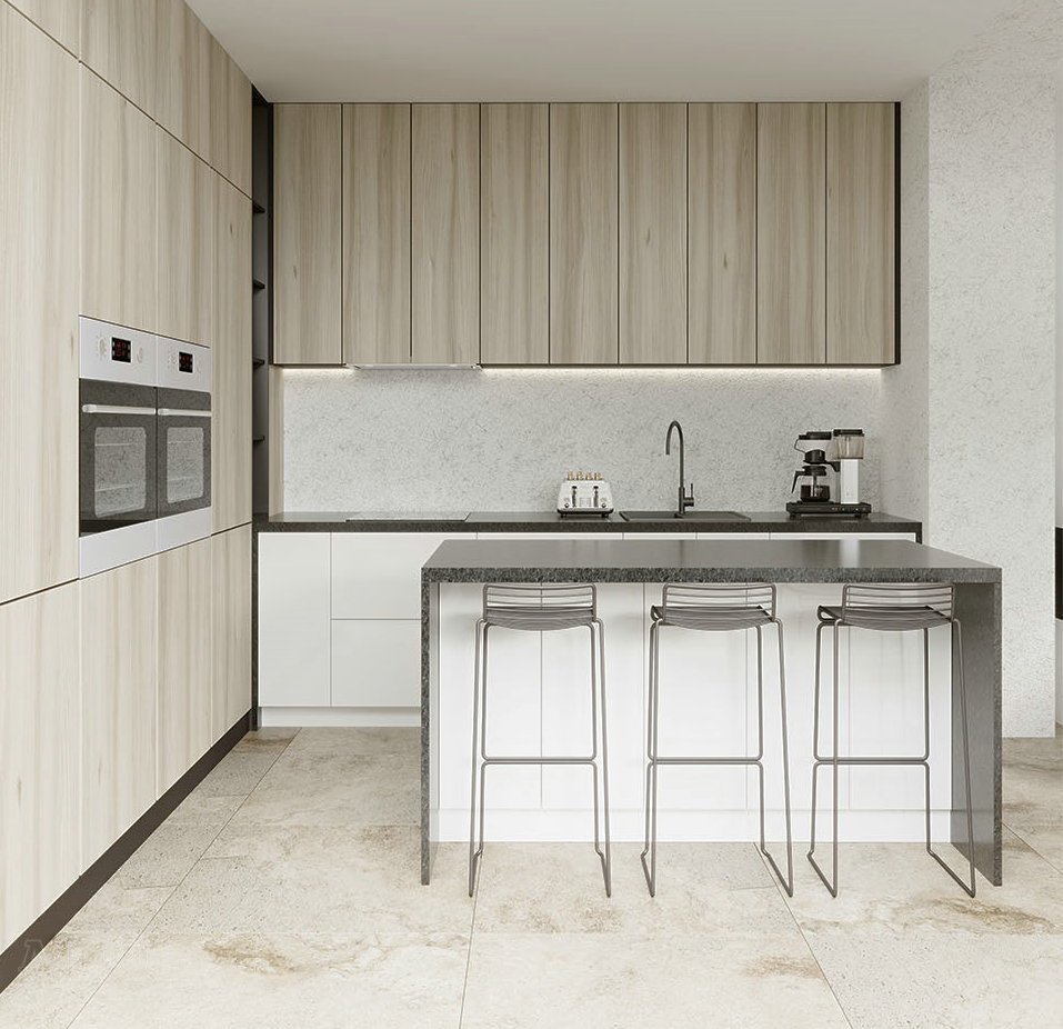 Tủ bếp đẹp GIA TRƯỜNG AN chuyên thi công tủ bếp đẹp