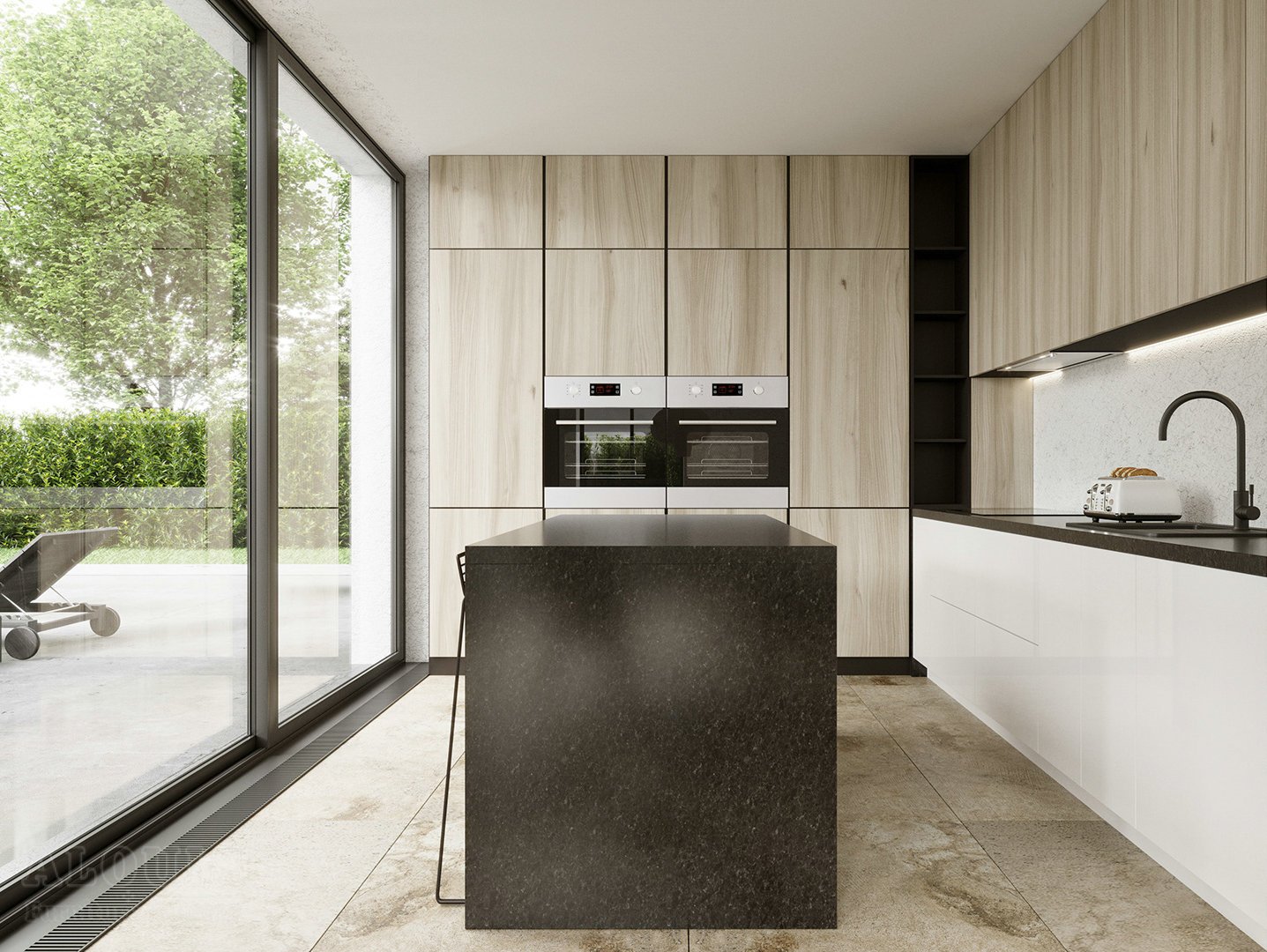 Tủ bếp đẹp GIA TRƯỜNG AN chuyên thi công tủ bếp đẹp