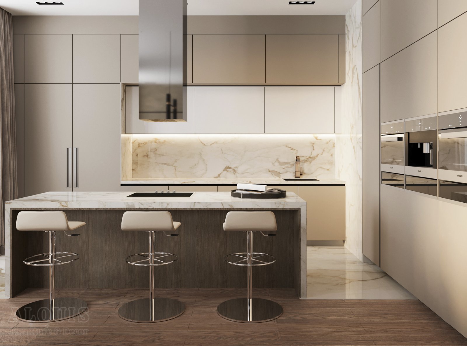 Tủ bếp đẹp GIA TRƯỜNG AN chuyên thi công tủ bếp đẹp