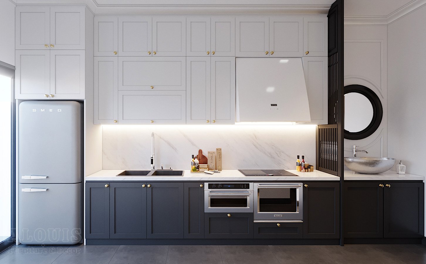 Tủ bếp đẹp GIA TRƯỜNG AN chuyên thi công tủ bếp đẹp