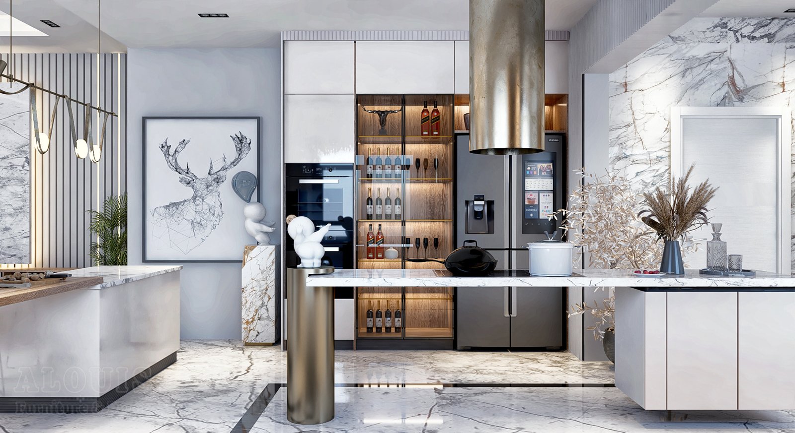 Tủ bếp đẹp GIA TRƯỜNG AN chuyên thi công tủ bếp đẹp