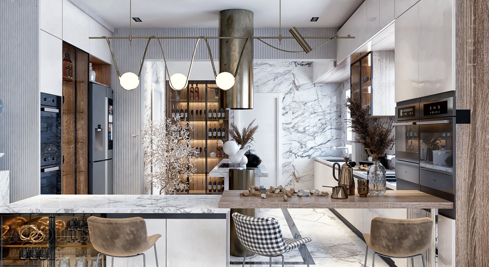 Tủ bếp đẹp GIA TRƯỜNG AN chuyên thi công tủ bếp đẹp