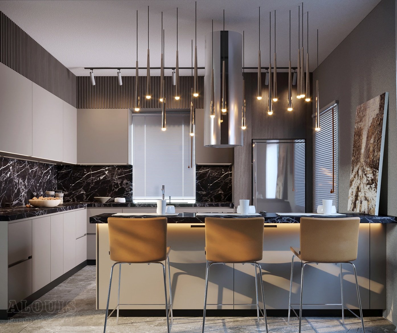 Tủ bếp đẹp GIA TRƯỜNG AN chuyên thi công tủ bếp đẹp