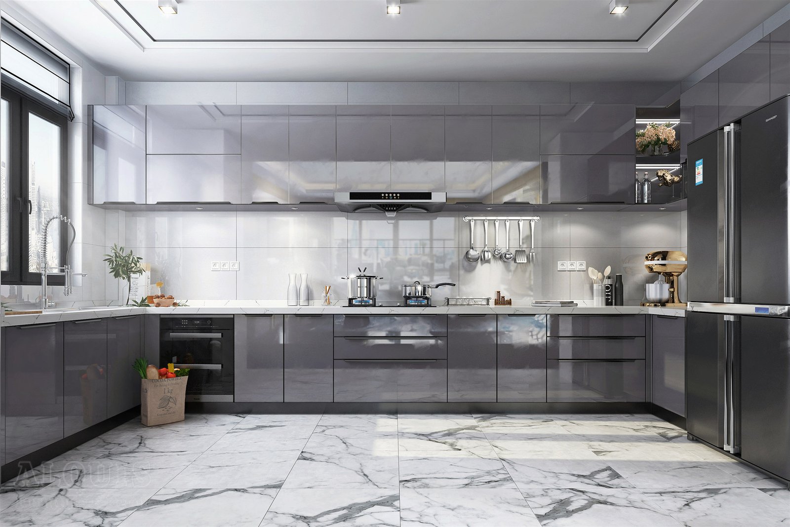 Tủ bếp đẹp GIA TRƯỜNG AN chuyên thi công tủ bếp đẹp