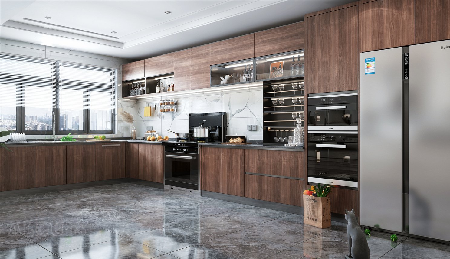 Tủ bếp đẹp GIA TRƯỜNG AN chuyên thi công tủ bếp đẹp