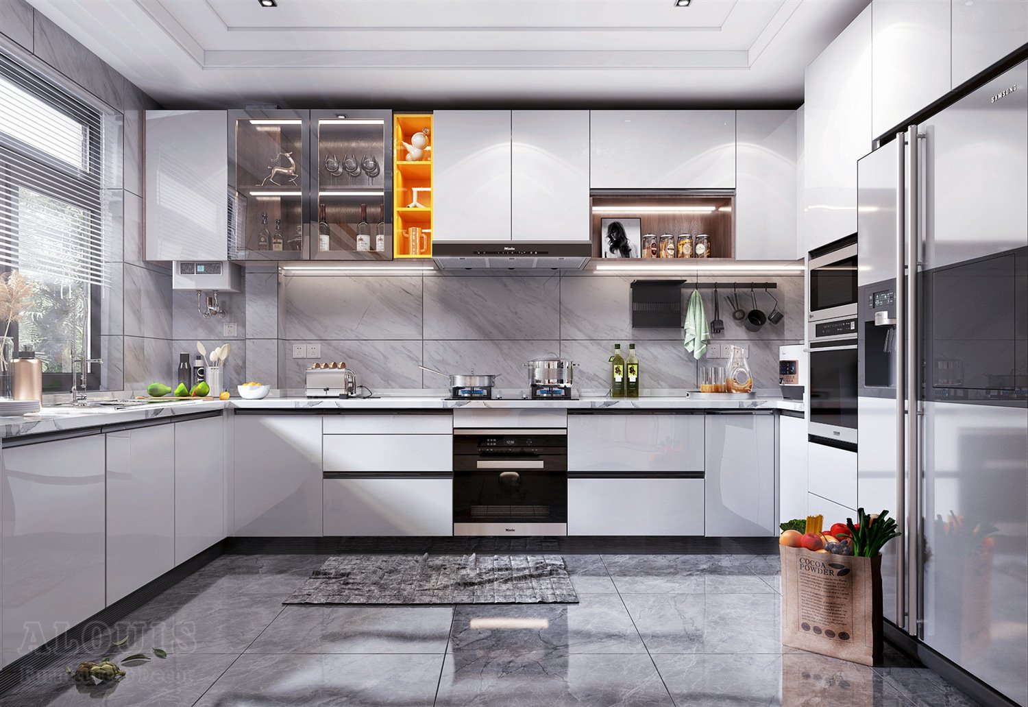 Tủ bếp đẹp GIA TRƯỜNG AN chuyên thi công tủ bếp đẹp