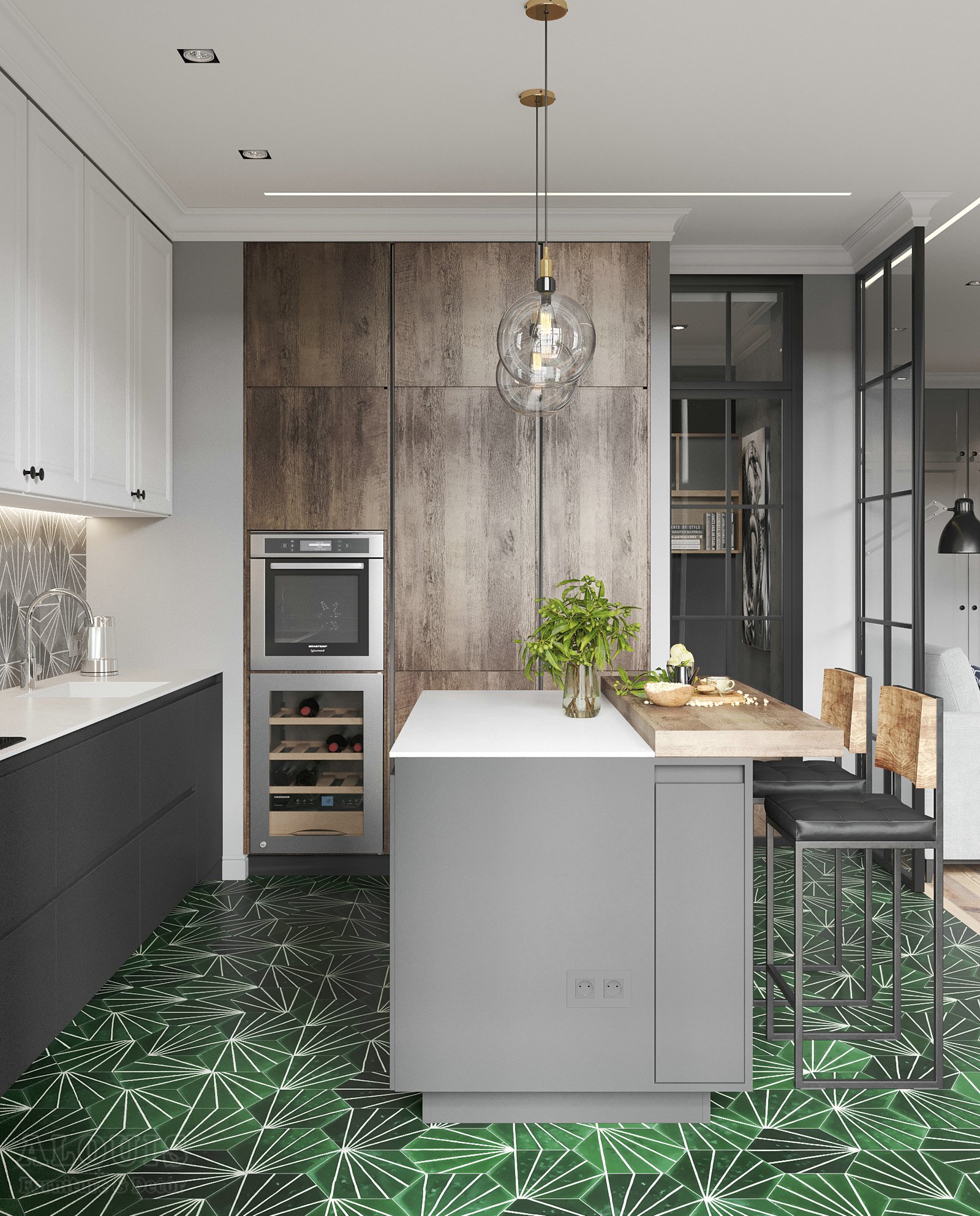 Tủ bếp đẹp GIA TRƯỜNG AN chuyên thi công tủ bếp đẹp