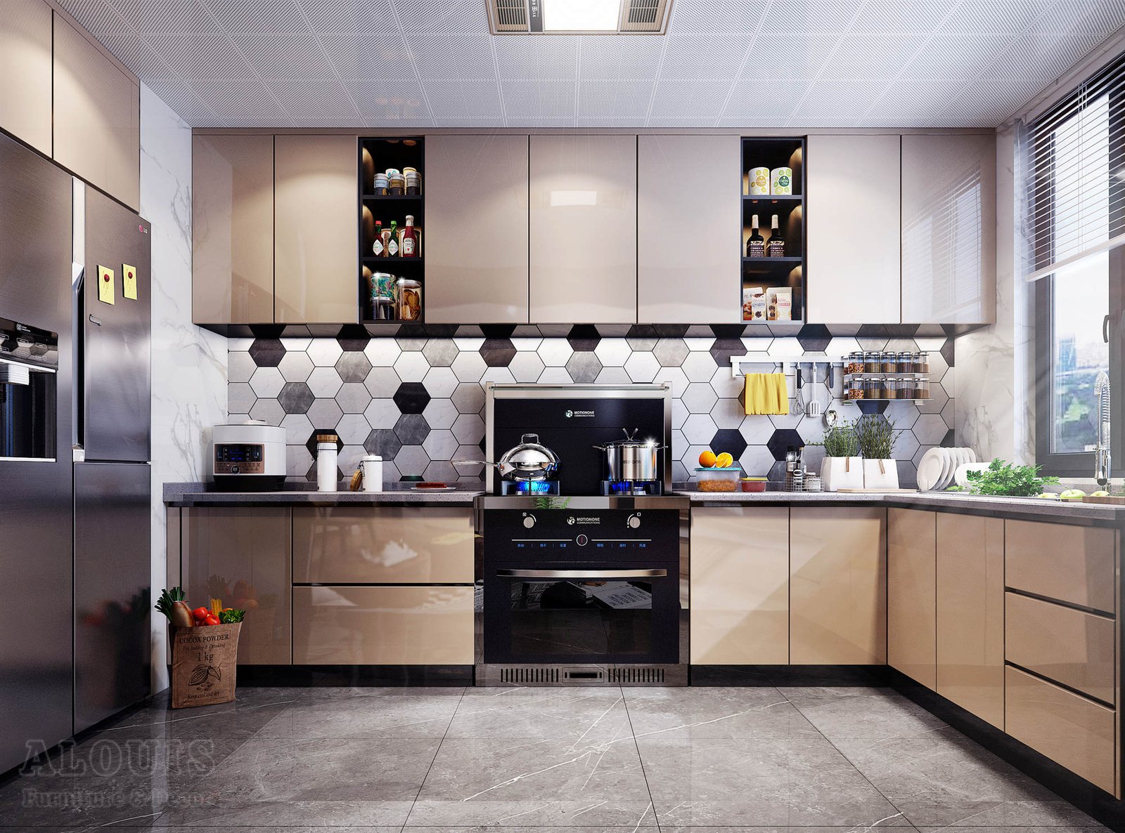 Tủ bếp đẹp GIA TRƯỜNG AN chuyên thi công tủ bếp đẹp