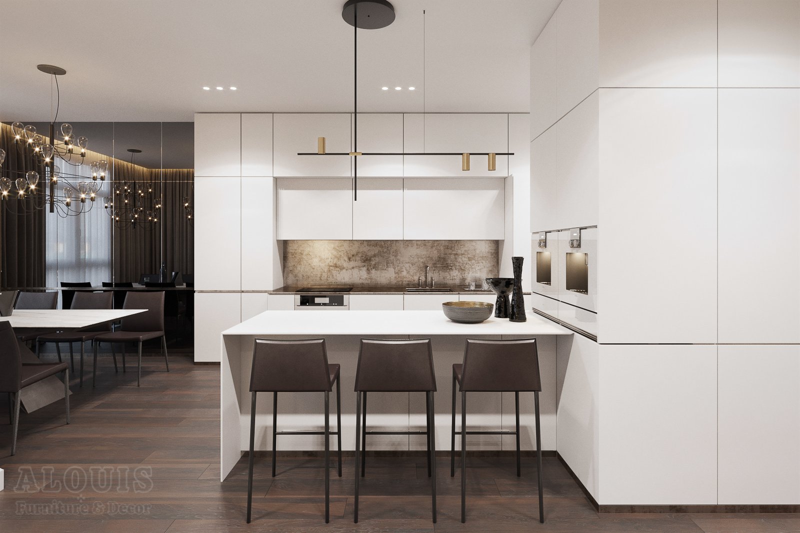 Tủ bếp đẹp GIA TRƯỜNG AN chuyên thi công tủ bếp đẹp