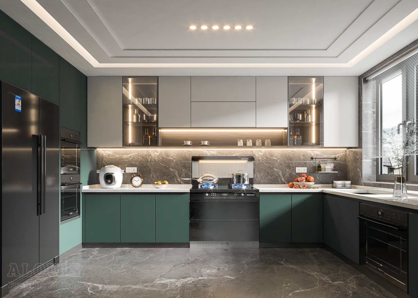 Tủ bếp đẹp GIA TRƯỜNG AN chuyên thi công tủ bếp đẹp