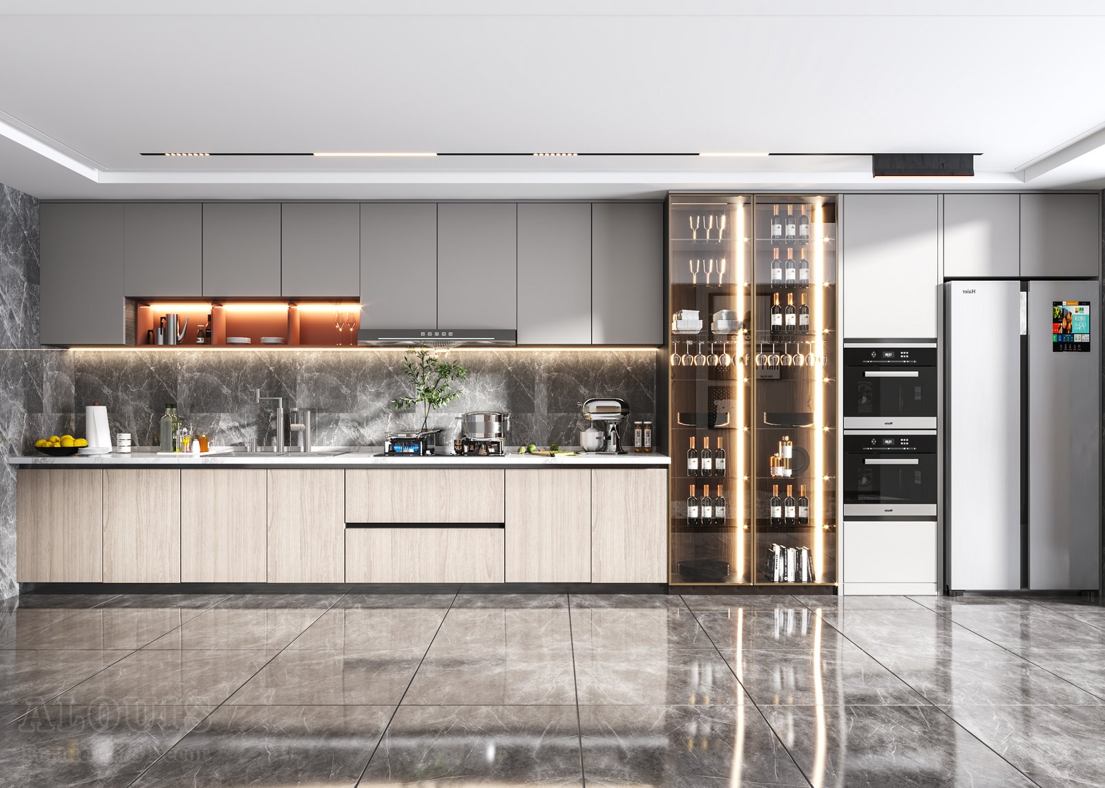 Tủ bếp đẹp GIA TRƯỜNG AN chuyên thi công tủ bếp đẹp