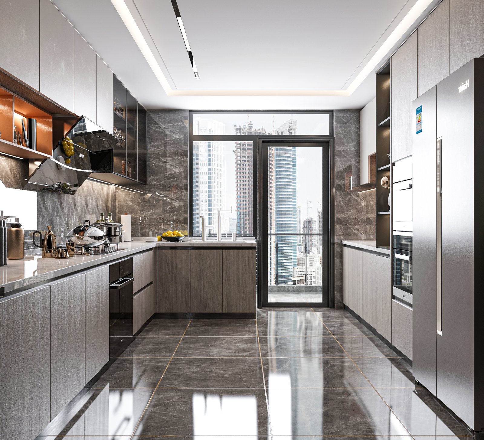 Tủ bếp đẹp GIA TRƯỜNG AN chuyên thi công tủ bếp đẹp