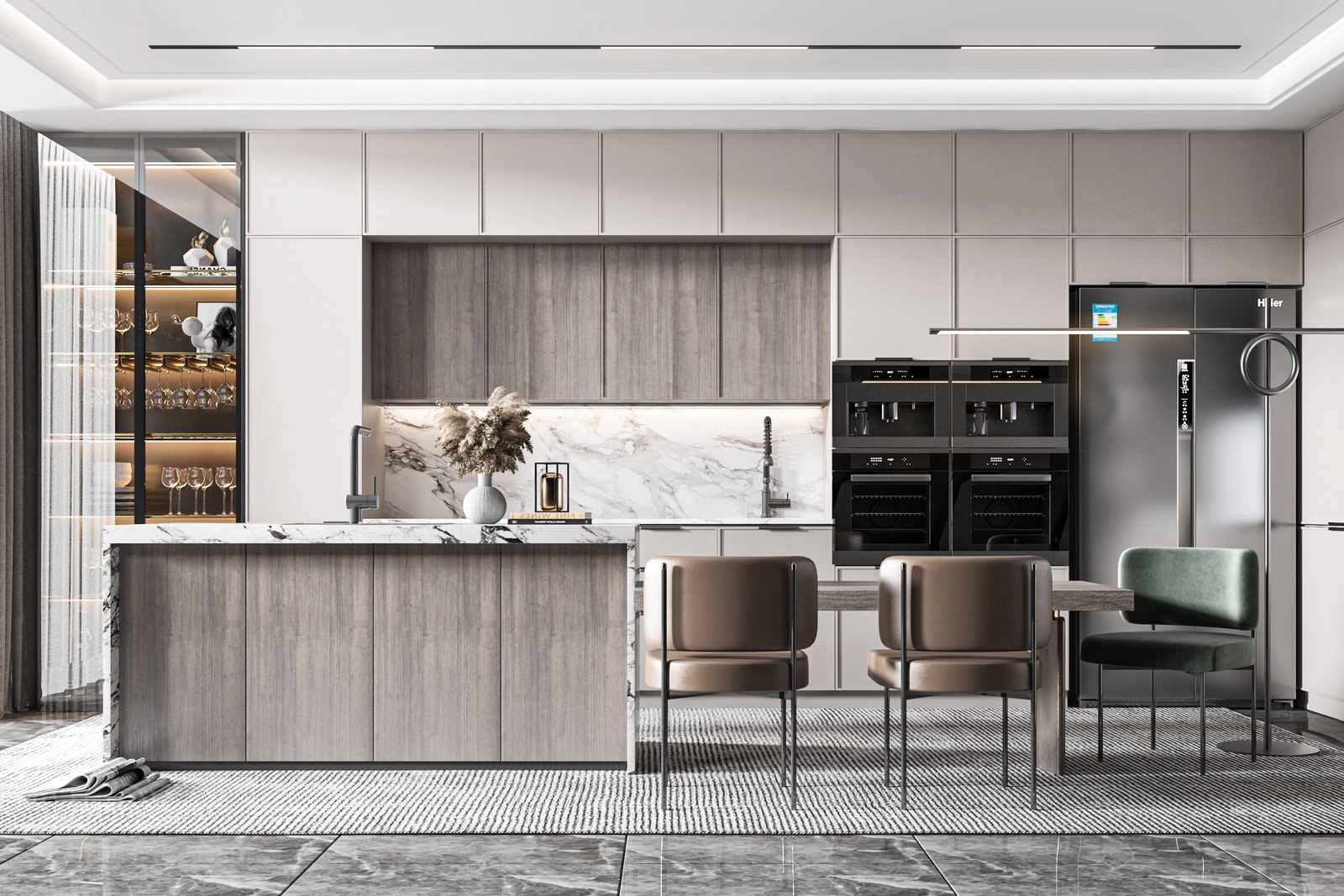 Tủ bếp đẹp GIA TRƯỜNG AN chuyên thi công tủ bếp đẹp