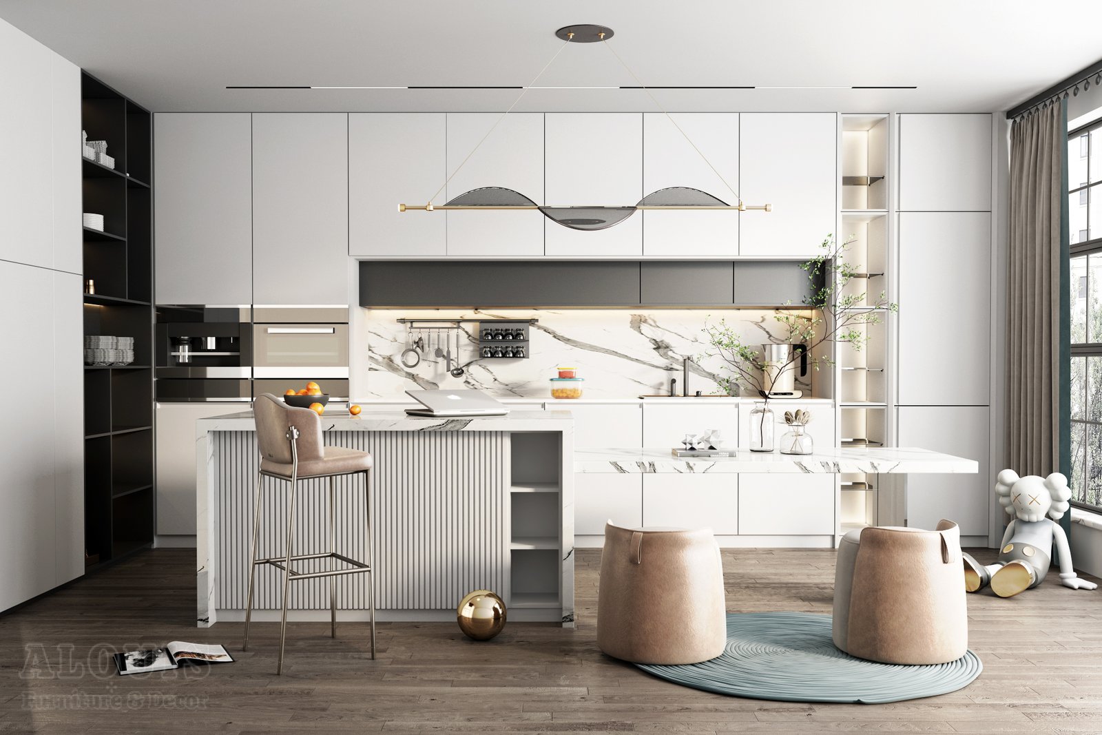 Tủ bếp đẹp GIA TRƯỜNG AN chuyên thi công tủ bếp đẹp