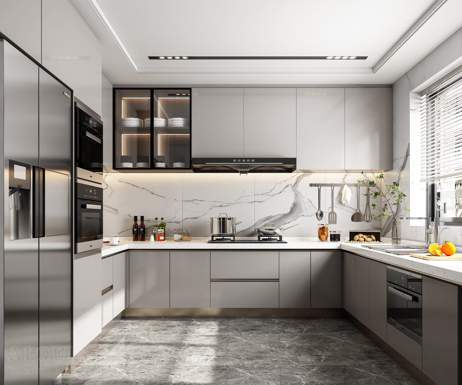 Tủ bếp đẹp GIA TRƯỜNG AN chuyên thi công tủ bếp đẹp