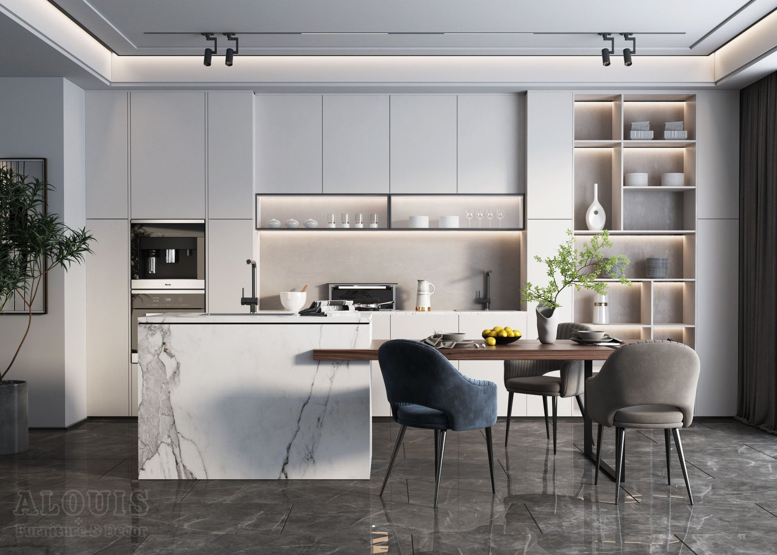 Tủ bếp đẹp GIA TRƯỜNG AN chuyên thi công tủ bếp đẹp