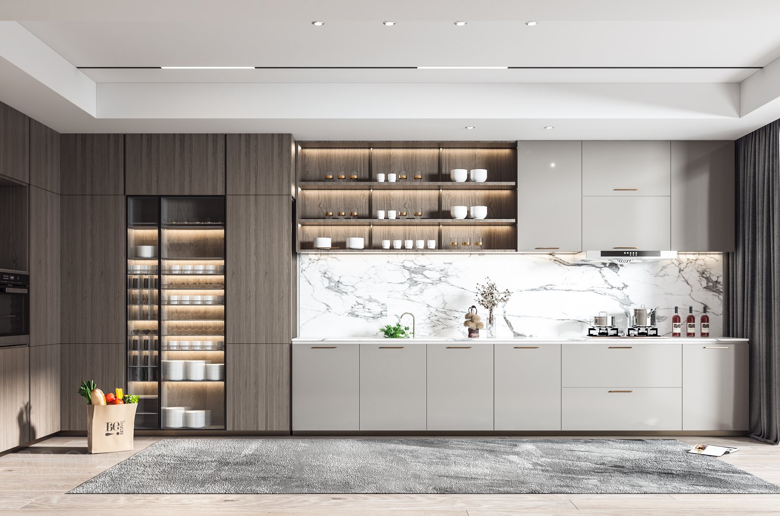 Tủ bếp đẹp GIA TRƯỜNG AN chuyên thi công tủ bếp đẹp