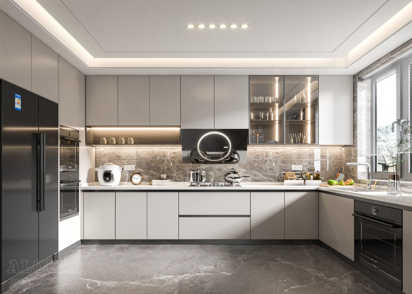 Tủ bếp đẹp GIA TRƯỜNG AN chuyên thi công tủ bếp đẹp