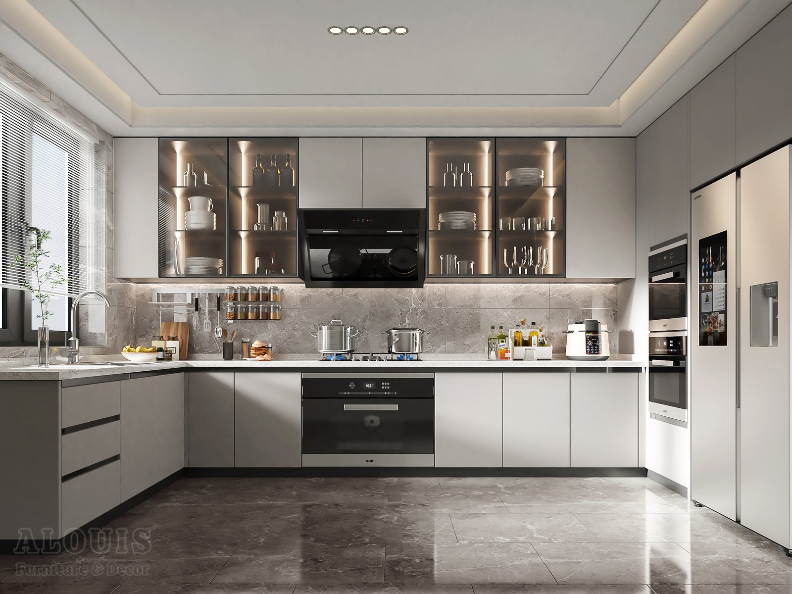 Tủ bếp đẹp GIA TRƯỜNG AN chuyên thi công tủ bếp đẹp