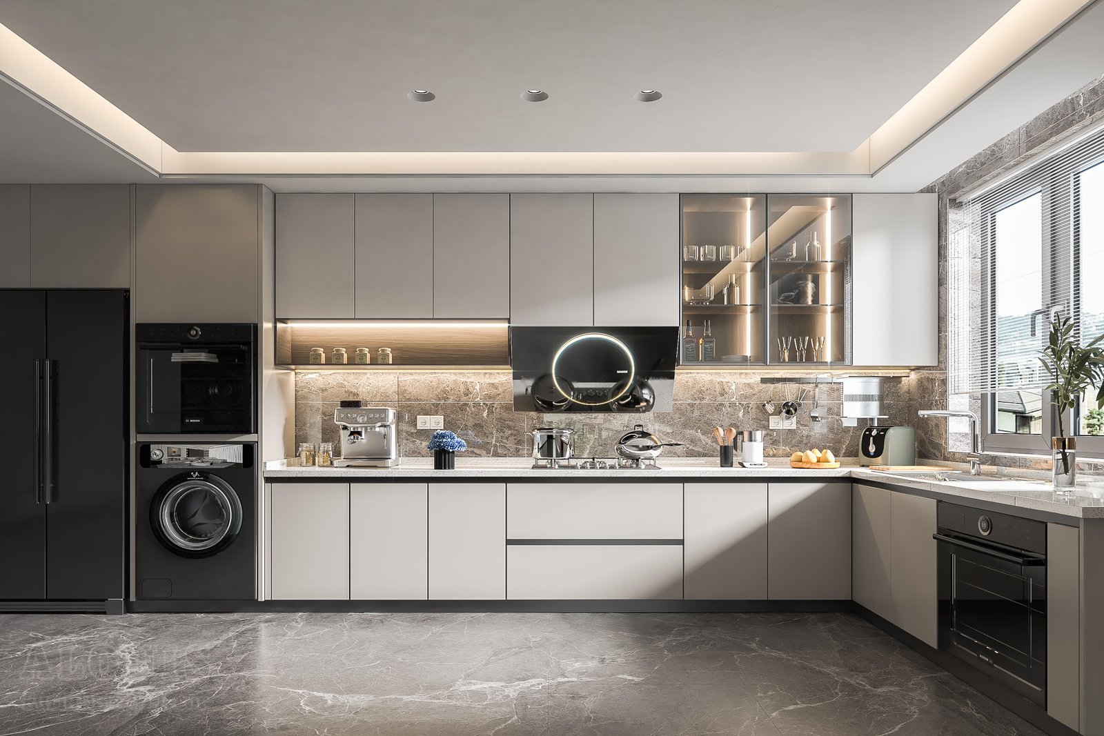 Tủ bếp đẹp GIA TRƯỜNG AN chuyên thi công tủ bếp đẹp