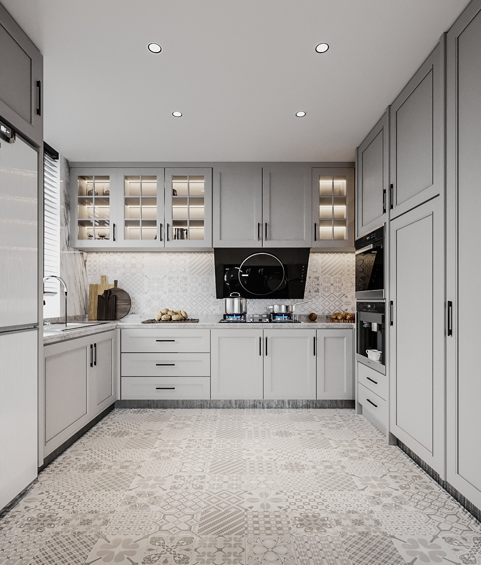 Tủ bếp đẹp GIA TRƯỜNG AN chuyên thi công tủ bếp đẹp