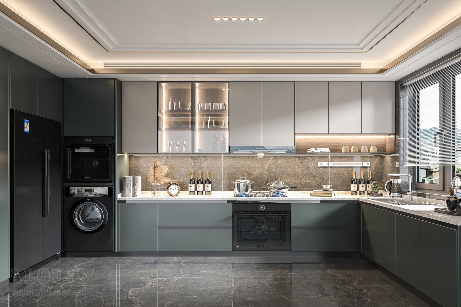 Tủ bếp đẹp GIA TRƯỜNG AN chuyên thi công tủ bếp đẹp