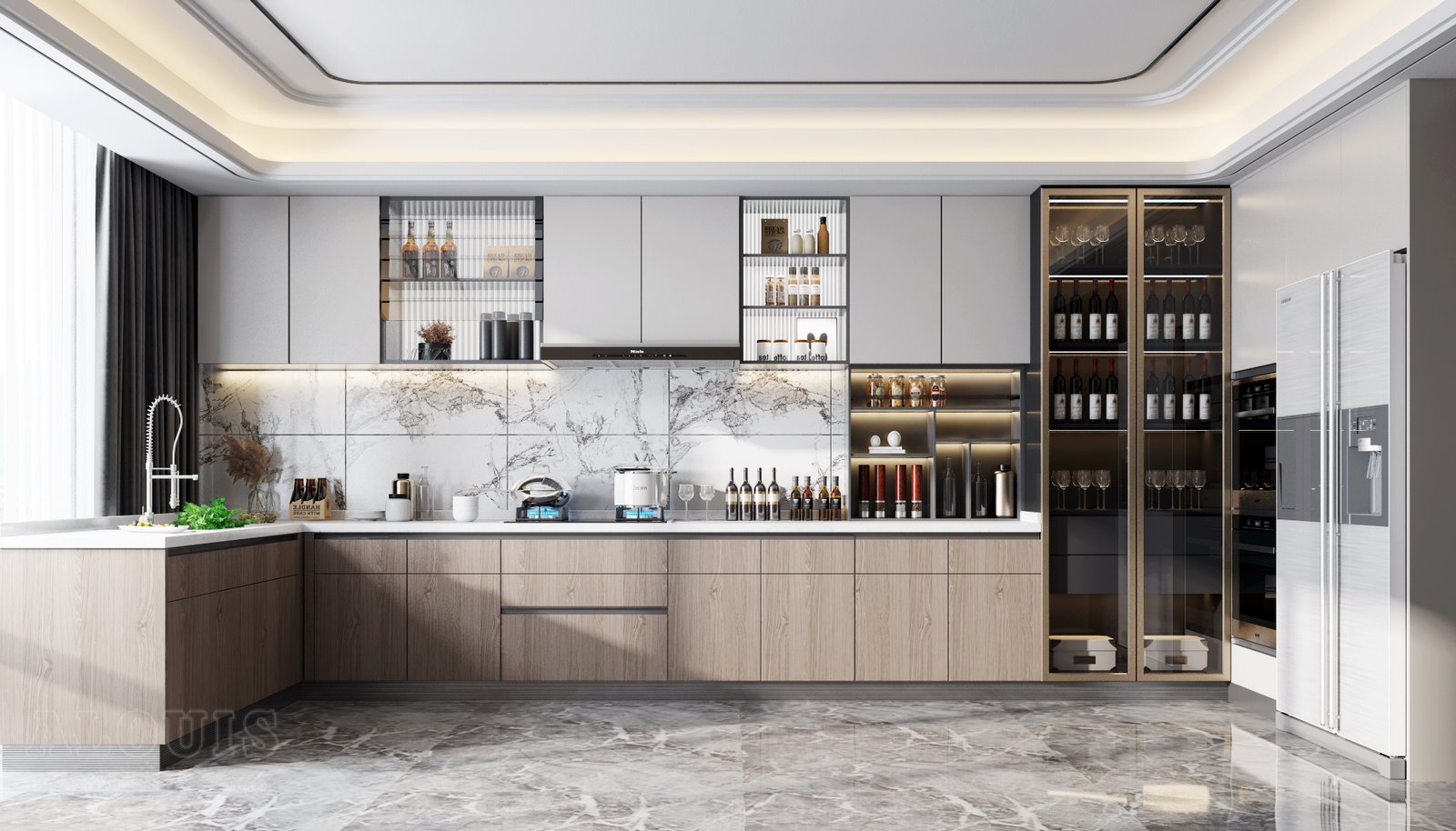 Tủ bếp đẹp GIA TRƯỜNG AN chuyên thi công tủ bếp đẹp