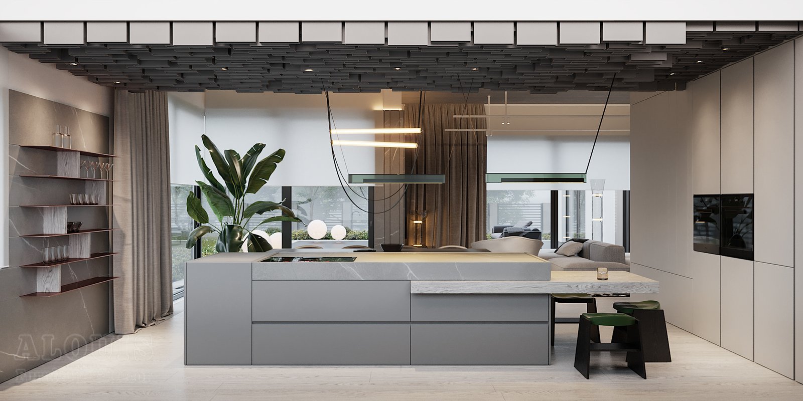 Tủ bếp đẹp GIA TRƯỜNG AN chuyên thi công tủ bếp đẹp