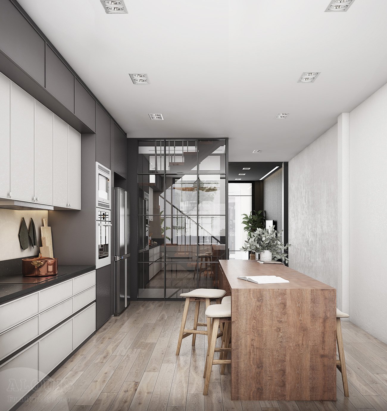 Tủ bếp đẹp GIA TRƯỜNG AN chuyên thi công tủ bếp đẹp