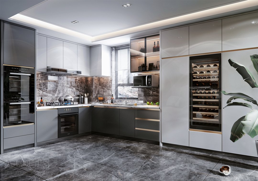 Tủ bếp đẹp GIA TRƯỜNG AN chuyên thi công tủ bếp đẹp