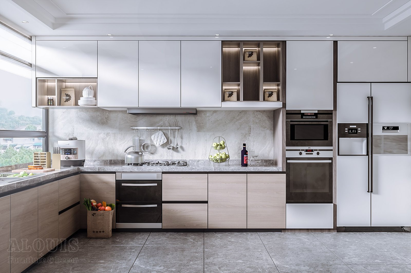 Tủ bếp đẹp GIA TRƯỜNG AN chuyên thi công tủ bếp đẹp