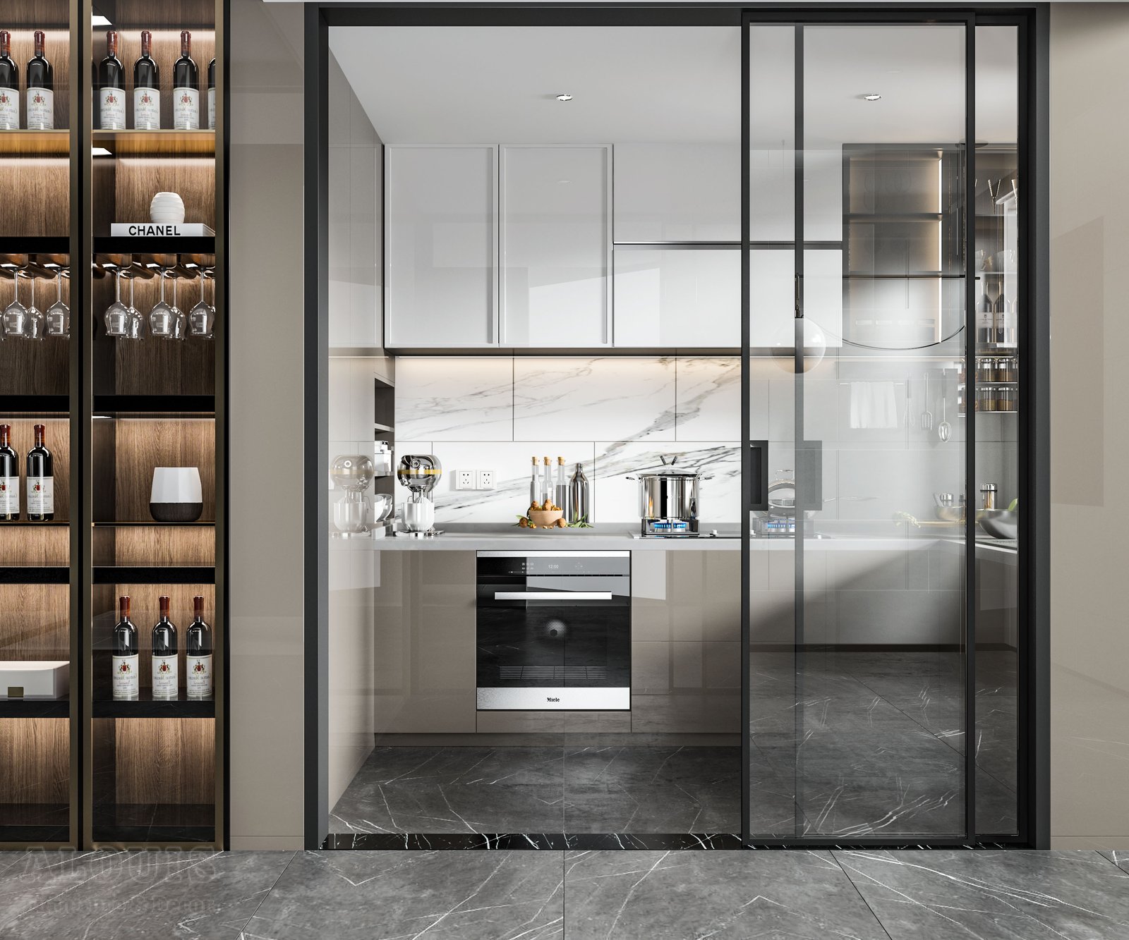 Tủ bếp đẹp GIA TRƯỜNG AN chuyên thi công tủ bếp đẹp