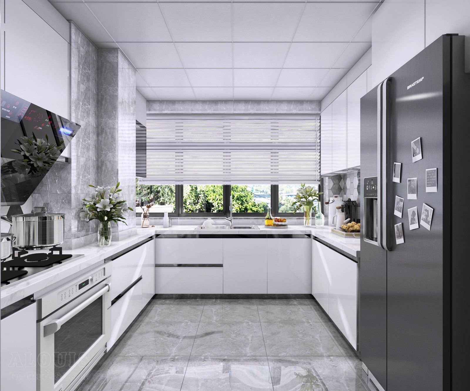 Tủ bếp đẹp GIA TRƯỜNG AN chuyên thi công tủ bếp đẹp