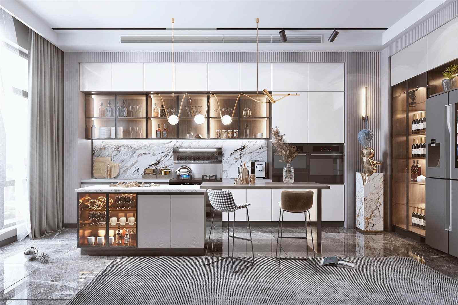 Tủ bếp đẹp GIA TRƯỜNG AN chuyên thi công tủ bếp đẹp