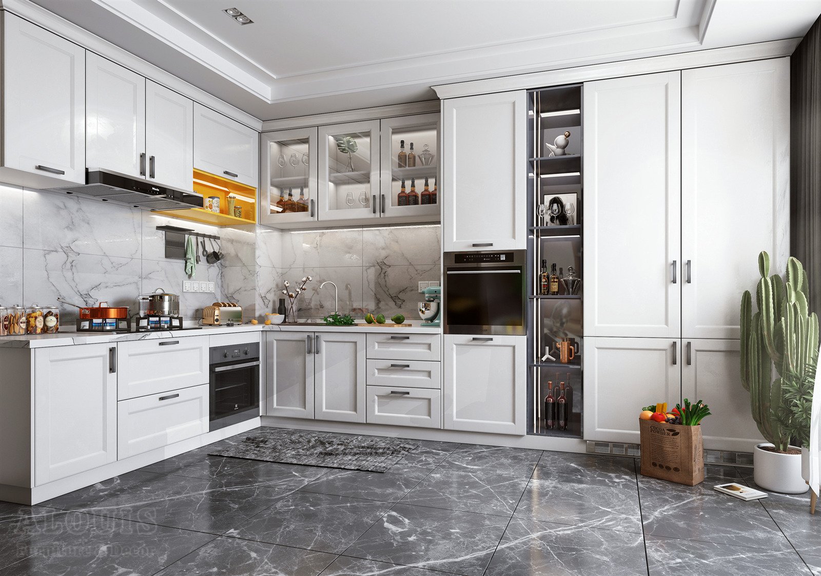 Tủ bếp đẹp GIA TRƯỜNG AN chuyên thi công tủ bếp đẹp