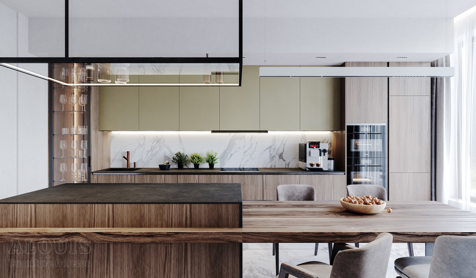 Tủ bếp đẹp GIA TRƯỜNG AN chuyên thi công tủ bếp đẹp