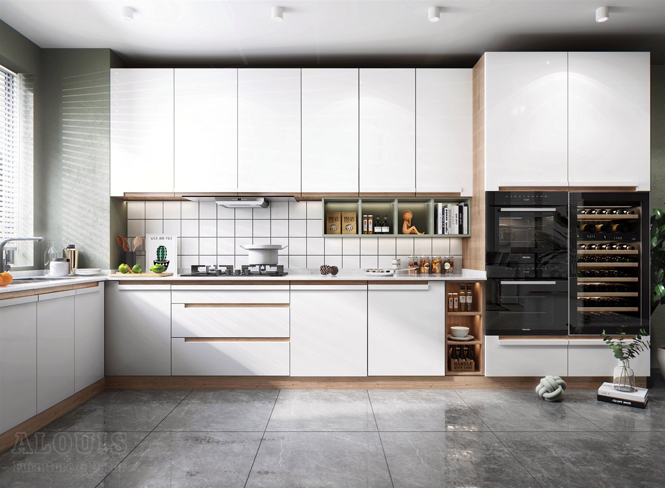 Tủ bếp đẹp GIA TRƯỜNG AN chuyên thi công tủ bếp đẹp