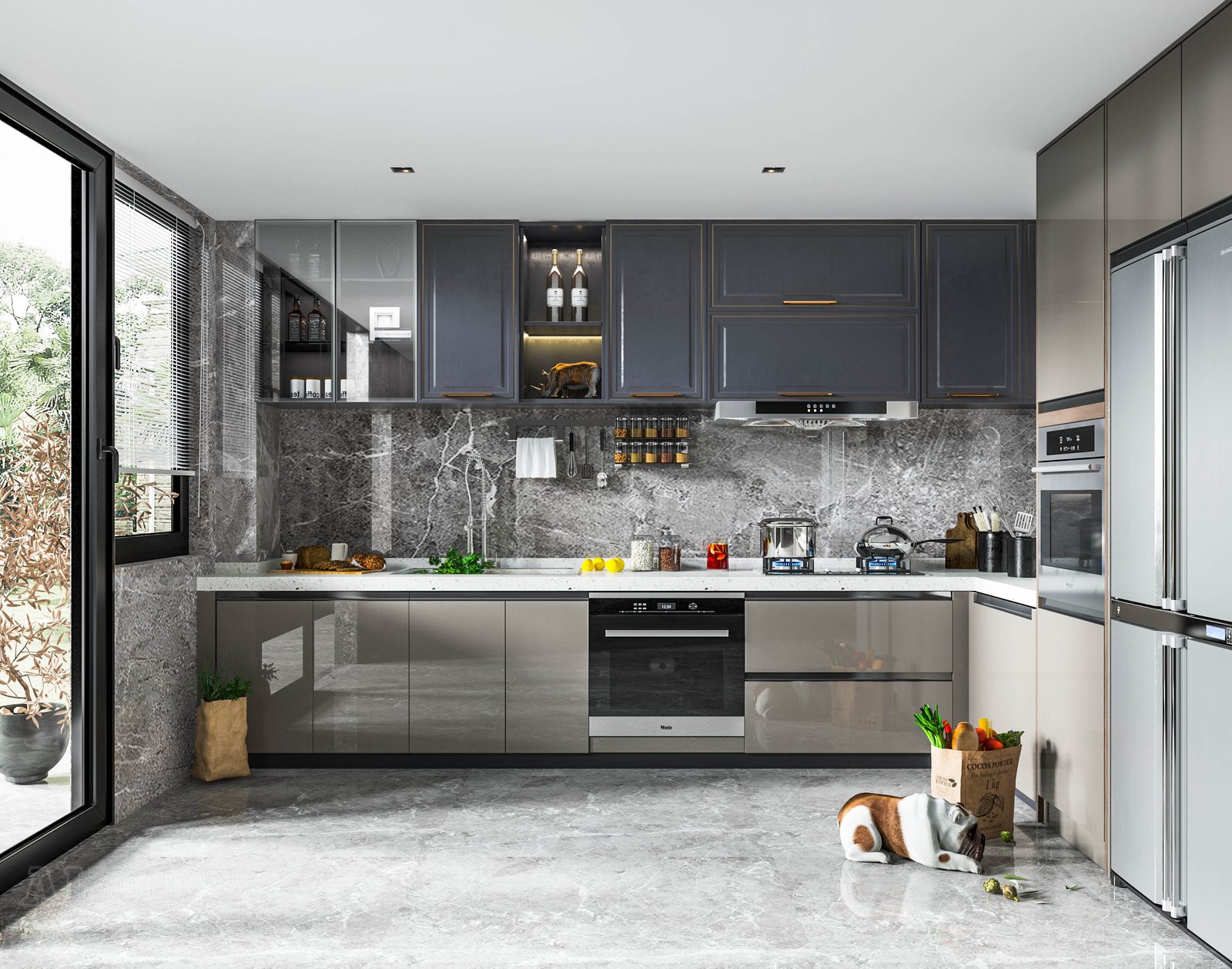 Tủ bếp đẹp GIA TRƯỜNG AN chuyên thi công tủ bếp đẹp