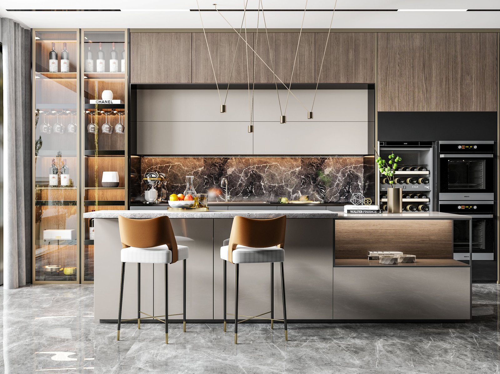 Tủ bếp đẹp GIA TRƯỜNG AN chuyên thi công tủ bếp đẹp