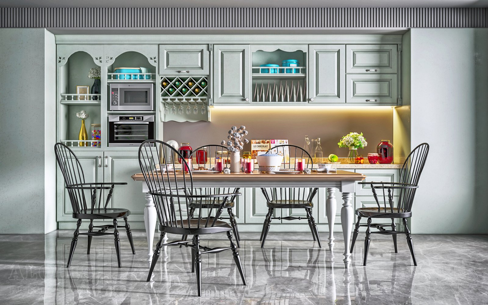 Tủ bếp đẹp GIA TRƯỜNG AN chuyên thi công tủ bếp đẹp