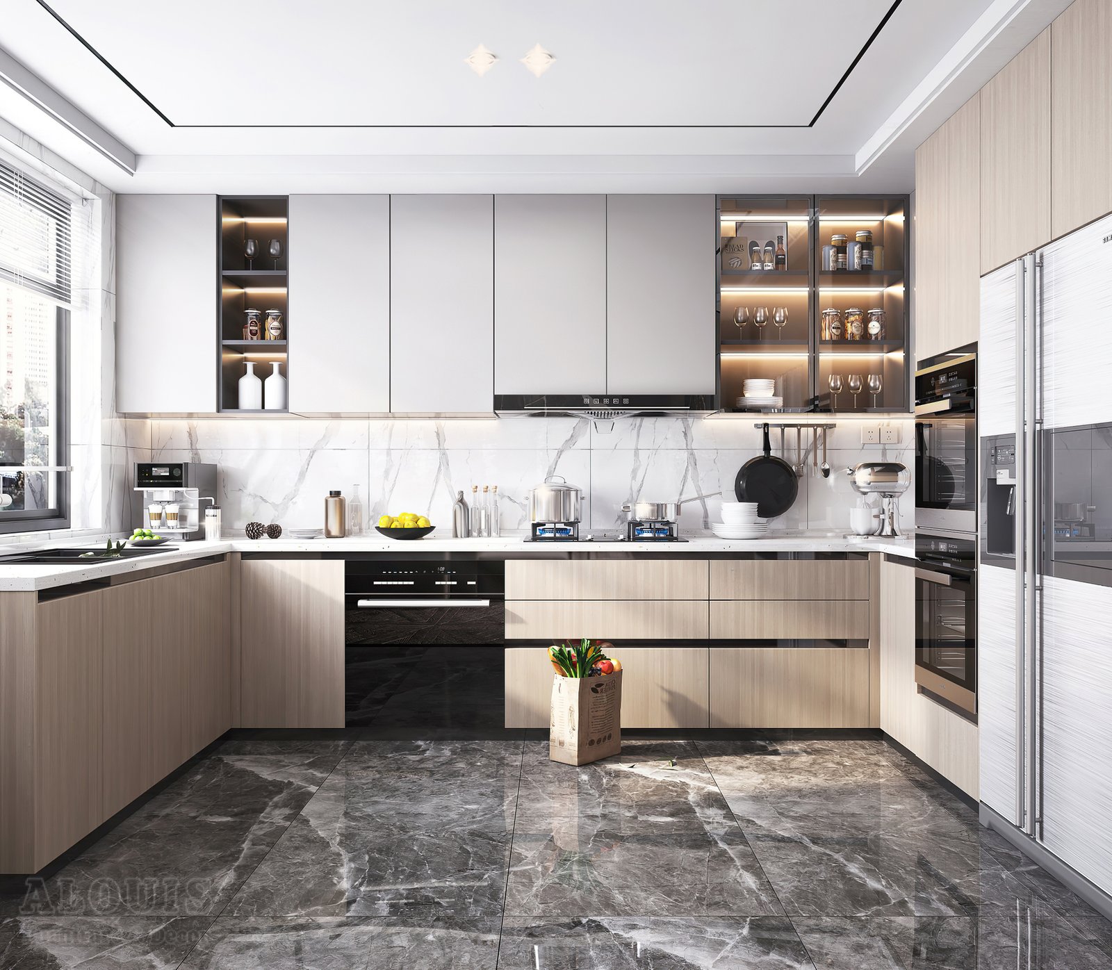 Tủ bếp đẹp GIA TRƯỜNG AN chuyên thi công tủ bếp đẹp