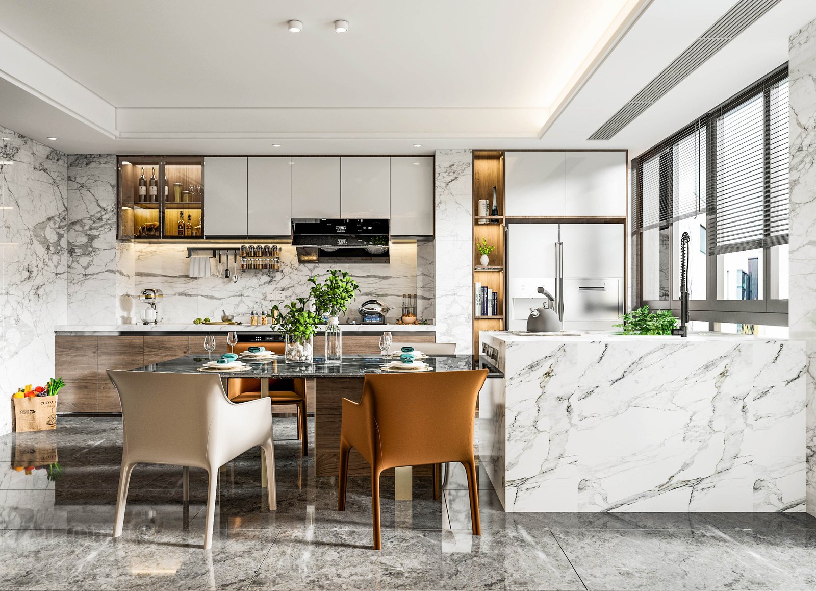 Tủ bếp đẹp GIA TRƯỜNG AN chuyên thi công tủ bếp đẹp