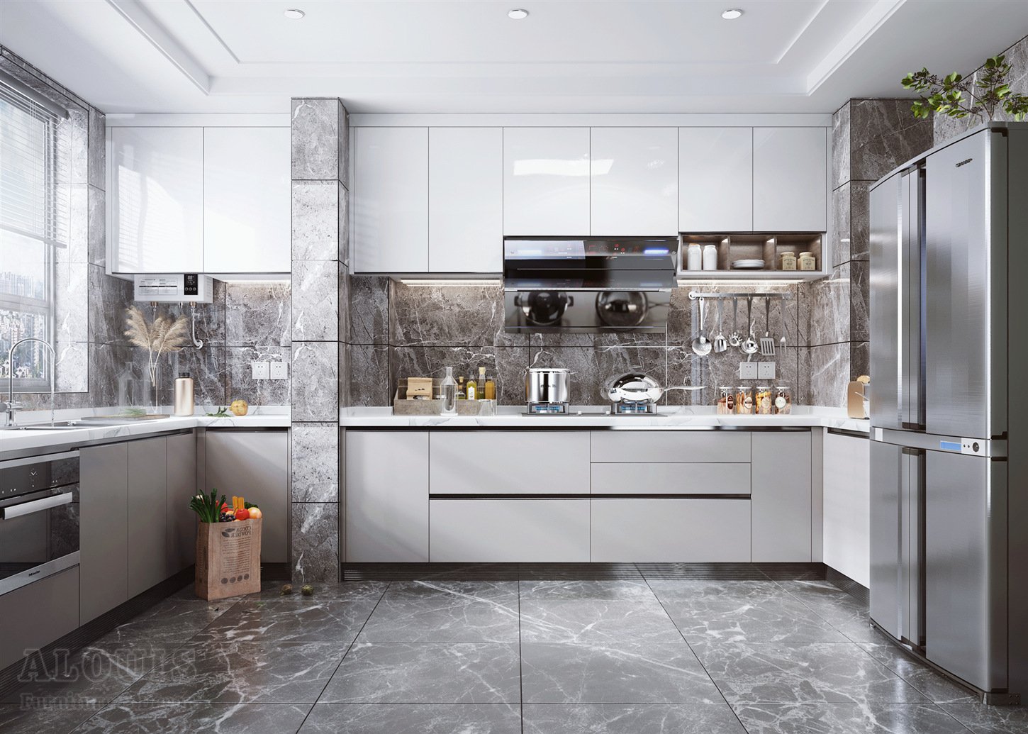 Tủ bếp đẹp GIA TRƯỜNG AN chuyên thi công tủ bếp đẹp