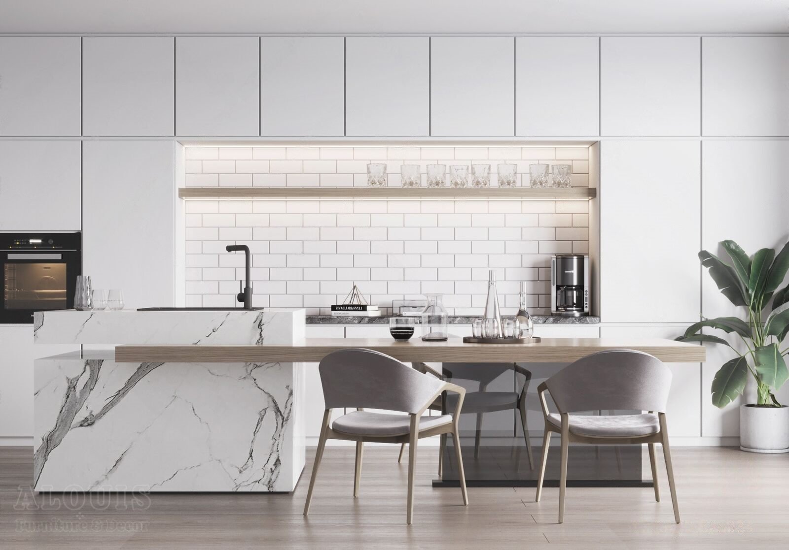 Tủ bếp đẹp GIA TRƯỜNG AN chuyên thi công tủ bếp đẹp