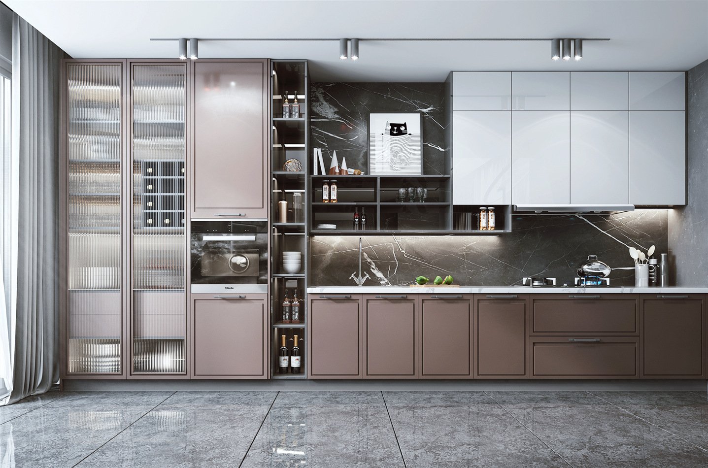 Tủ bếp đẹp GIA TRƯỜNG AN chuyên thi công tủ bếp đẹp