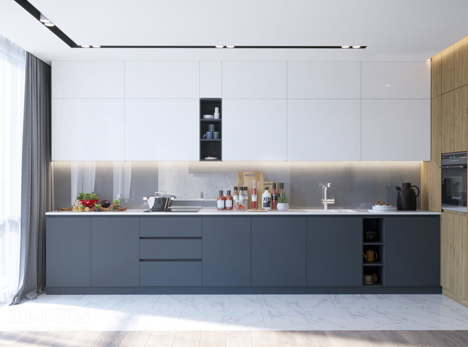 Tủ bếp đẹp GIA TRƯỜNG AN chuyên thi công tủ bếp đẹp